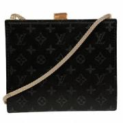 Louis Vuitton Vintage Pre-owned Satin louis-vuitton-vskor Black, Dam