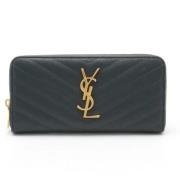 Yves Saint Laurent Vintage Pre-owned Canvas plnbcker Gray, Dam