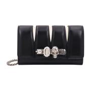 Alexander McQueen The Slash Läderclutch Black, Dam