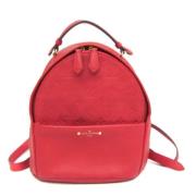 Louis Vuitton Vintage Pre-owned Laeder ryggsckar Red, Dam