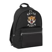 Kenzo Rytande Tiger Ryggsäck Black, Herr