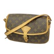 Louis Vuitton Vintage Pre-owned Canvas louis-vuitton-vskor Brown, Dam