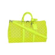 Louis Vuitton Vintage Pre-owned Canvas louis-vuitton-vskor Yellow, Dam