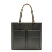 Louis Vuitton Vintage Pre-owned Laeder totevskor Black, Dam