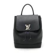 Louis Vuitton Vintage Pre-owned Laeder ryggsckar Black, Dam