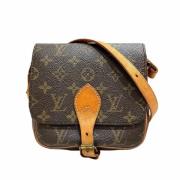 Louis Vuitton Vintage Pre-owned Canvas crossbodyvskor Brown, Dam