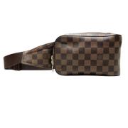 Louis Vuitton Vintage Pre-owned Canvas axelremsvskor Brown, Dam