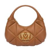 Love Moschino Quiltad Brun Axelväska Brown, Dam