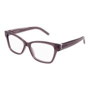 Saint Laurent Brun Eyewear Frames SL M116 Brown, Unisex