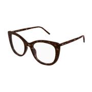 Saint Laurent Eleganta solglasögon för modeentusiaster Brown, Unisex