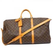 Louis Vuitton Vintage Pre-owned Tyg handvskor Brown, Dam