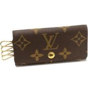 Louis Vuitton Vintage Pre-owned Canvas nyckelhllare Brown, Dam