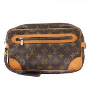 Louis Vuitton Vintage Pre-owned Tyg kuvertvskor Brown, Herr