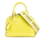 Louis Vuitton Vintage Pre-owned Laeder handvskor Yellow, Dam