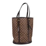 Louis Vuitton Vintage Pre-owned Canvas louis-vuitton-vskor Brown, Dam