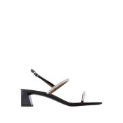 Giuseppe Zanotti Kristallsandaler - Svart Läder Black, Dam