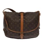 Louis Vuitton Vintage Pre-owned Canvas louis-vuitton-vskor Brown, Dam