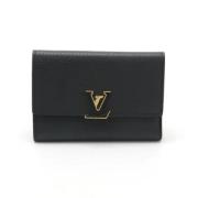 Louis Vuitton Vintage Pre-owned Laeder plnbcker Black, Dam