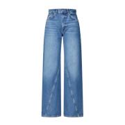 Anine Bing Vida Jeans med vida passform Blue, Dam