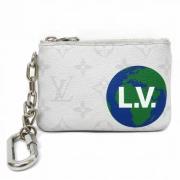 Louis Vuitton Vintage Pre-owned Canvas nyckelhllare White, Dam