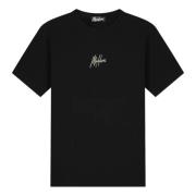 Malelions Randig signatur T-shirt Black, Herr