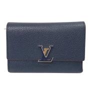 Louis Vuitton Vintage Pre-owned Laeder plnbcker Blue, Dam