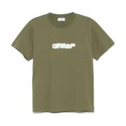 Off White Olivgrön Spray Arrow T-shirt Green, Herr