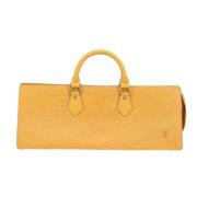 Louis Vuitton Vintage Pre-owned Laeder handvskor Yellow, Dam