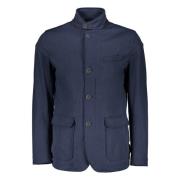 Herno Ullblandad blazer med framficka Blue, Herr