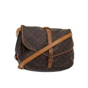 Louis Vuitton Vintage Pre-owned Canvas louis-vuitton-vskor Brown, Dam