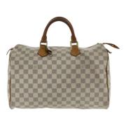 Louis Vuitton Vintage Pre-owned Canvas louis-vuitton-vskor White, Dam