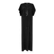 Tom Ford Svart Siden Kimono Ärm Blus Black, Dam