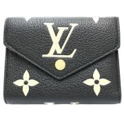 Louis Vuitton Vintage Pre-owned Laeder plnbcker Black, Dam