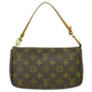 Louis Vuitton Vintage Pre-owned Canvas kuvertvskor Brown, Dam