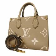 Louis Vuitton Vintage Pre-owned Laeder louis-vuitton-vskor Beige, Dam