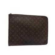 Louis Vuitton Vintage Pre-owned Canvas louis-vuitton-vskor Brown, Dam