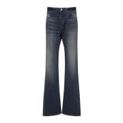 Balenciaga Whisker Straight Fit Byxor Blue, Dam