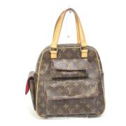 Louis Vuitton Vintage Pre-owned Bomull louis-vuitton-vskor Brown, Dam