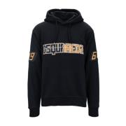 Dsquared2 Huvtröja med broderad logotyp Black, Herr