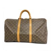 Louis Vuitton Vintage Pre-owned Tyg handvskor Brown, Dam