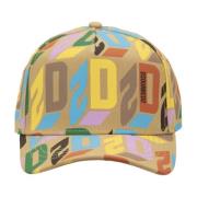 Dsquared2 Monogram Baseball Cap med spänne stängning Multicolor, Unise...