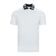 Burberry Vit Basic Polo Skjorta med Logotyp White, Herr