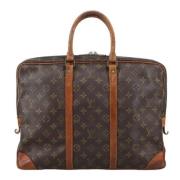 Louis Vuitton Vintage Pre-owned Canvas handvskor Brown, Dam