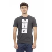 Baldinini Grå Bomull Herr Trend T-shirt Gray, Herr