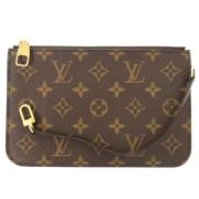 Louis Vuitton Vintage Pre-owned Canvas kuvertvskor Brown, Dam