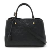 Louis Vuitton Vintage Pre-owned Laeder handvskor Black, Dam