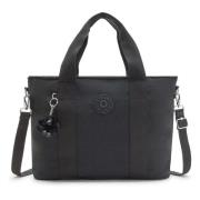 Kipling Funktionell Shopper Väska med Axelrem Black, Dam