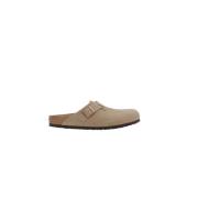 Birkenstock Tobaks Nubuck Mule Flats Brown, Herr