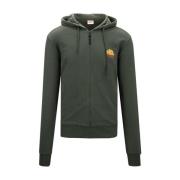 Sundek Herr Zip Hoodie Green, Herr