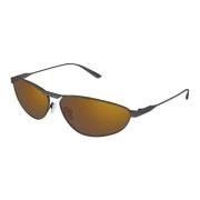 Balenciaga Bb0417S 003 Sunglasses Gray, Unisex